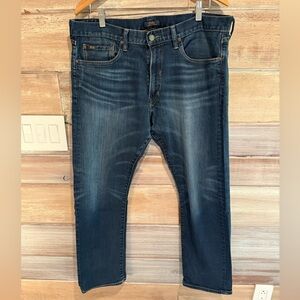 Ralph Lauren Men's Slim Straight Jeans - Dark Blue